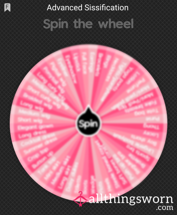 Advanced Sissification Wheel