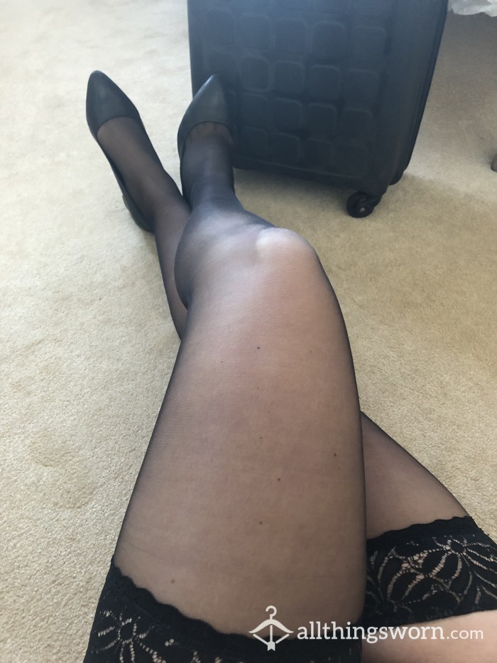 Air Hostess Well Worn Nylon Stockings