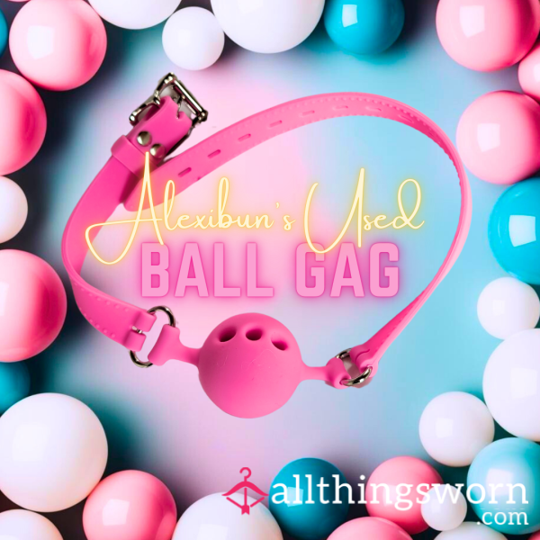 Alexibun's Used Pink Ball Gag