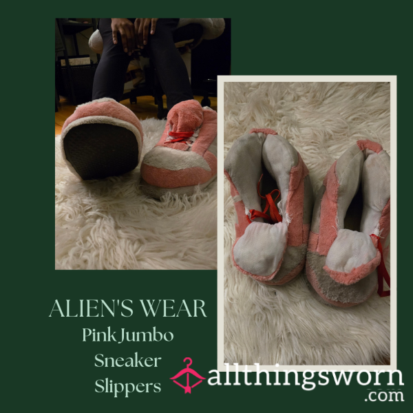 👽Alien's Wear: Pink Jumbo Sneaker Slippers👽