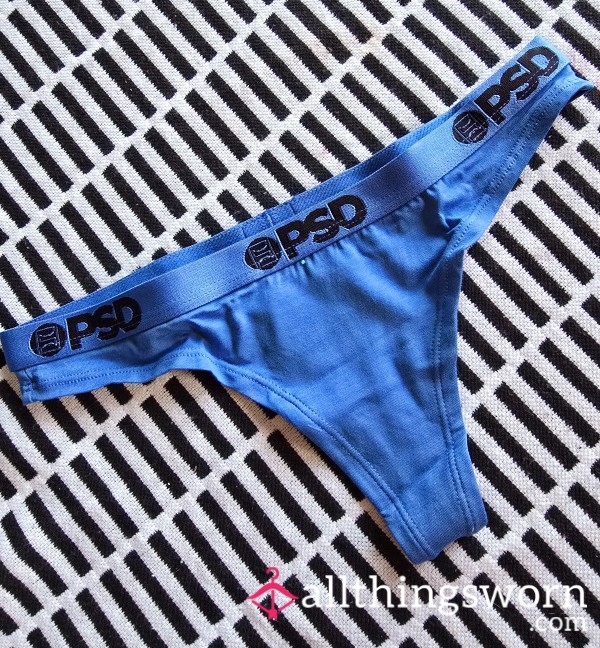 All Blue PSD Thong