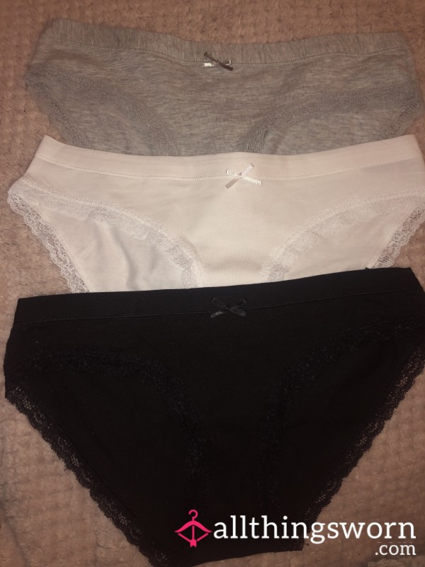 All Cotton Scent Catching Full Back Panties (24 Hr) ||