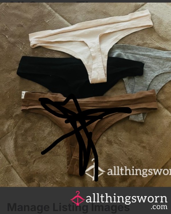 All Cotton Thong Comes With 7Day Wear