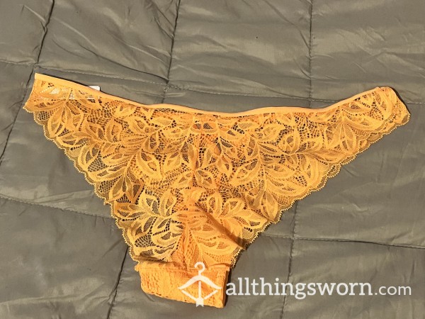 All Day Worn Yellow/Orange Thong