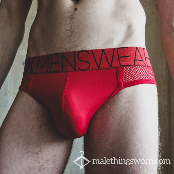 All Red Mesh Jock