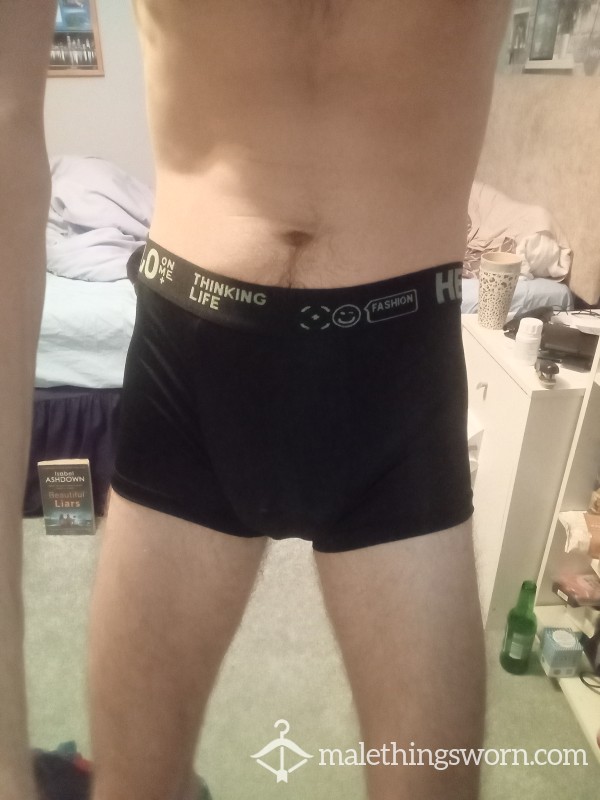 Almost See Through Silky Boxers Size S