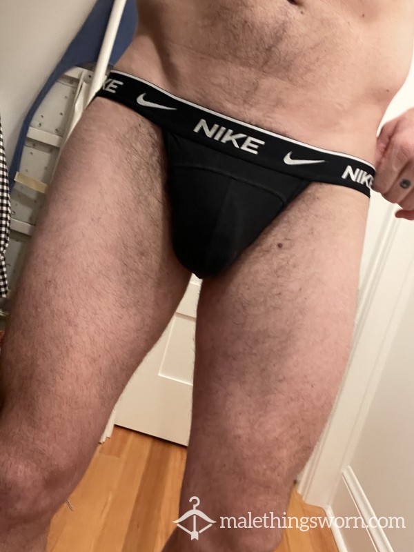 Black Nike Gym Jockstrap - L