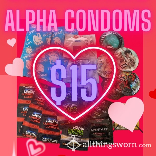 Alpha's C*m Filled Condoms