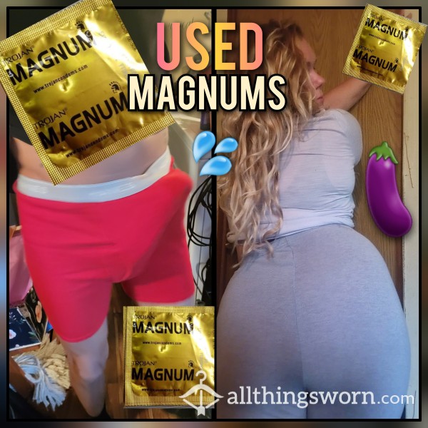 ALPHAS USED MAGNUMS 11inchs BIG C*ck BIG LOAD. Includes Shipping.