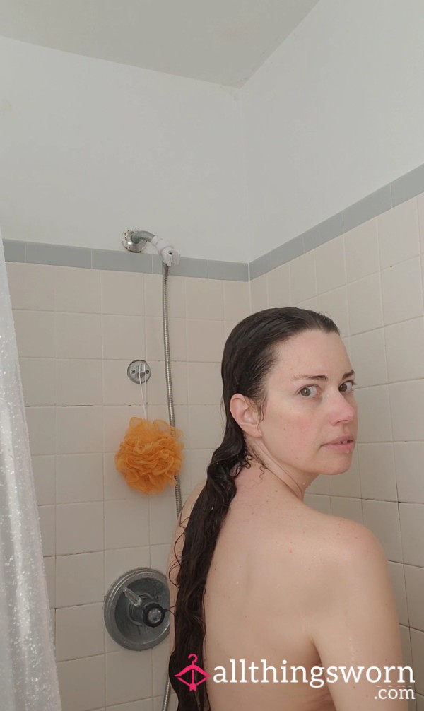 Amateur Shower! Hair Wash & More!