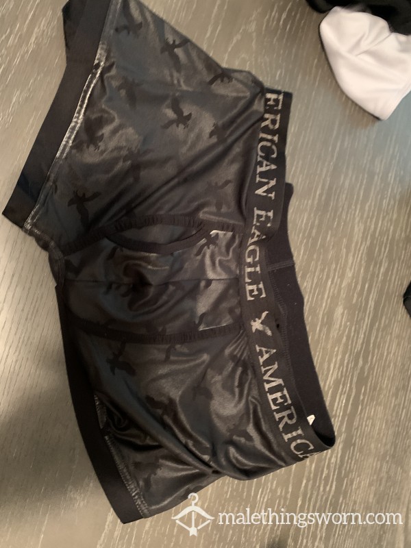 American Eagle Black/gray Boxer Briefs