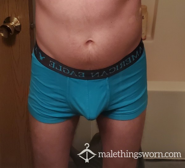 American Eagle Boxers Small Blue