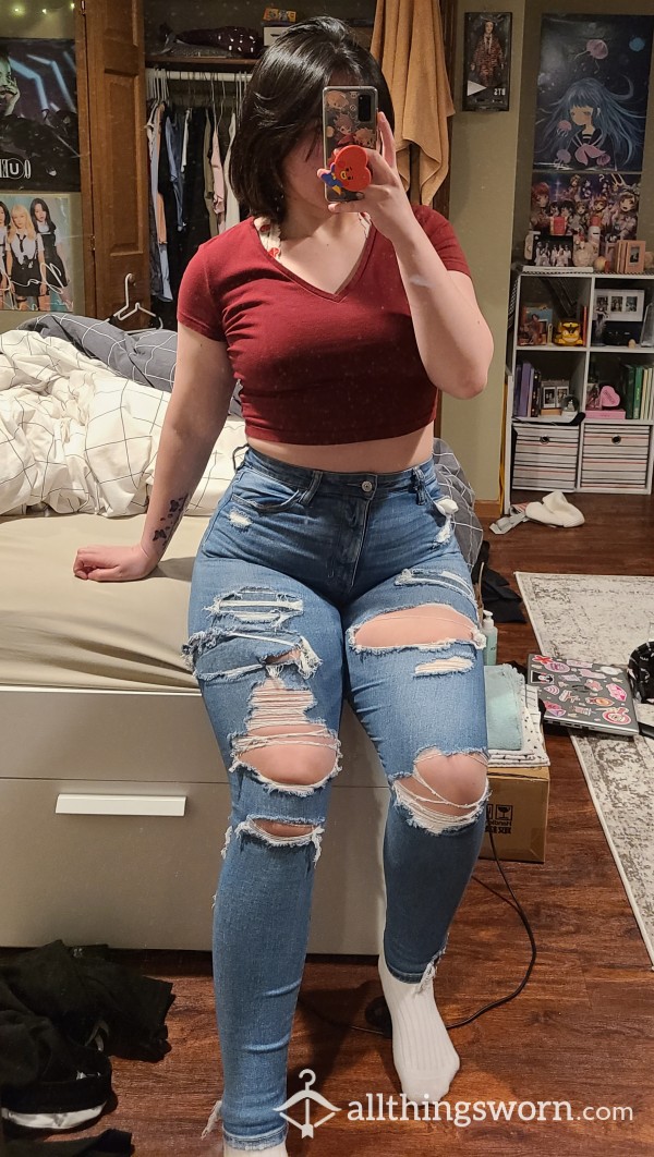 American Eagle Ripped Jeans