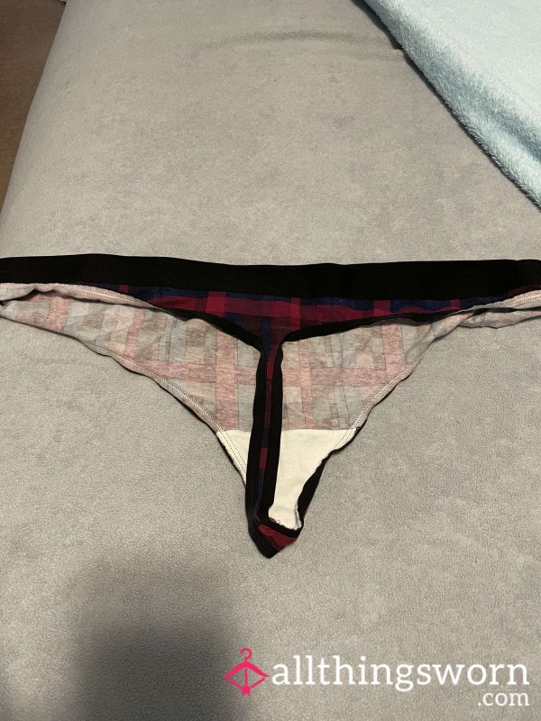 Amy's Plaid Thong