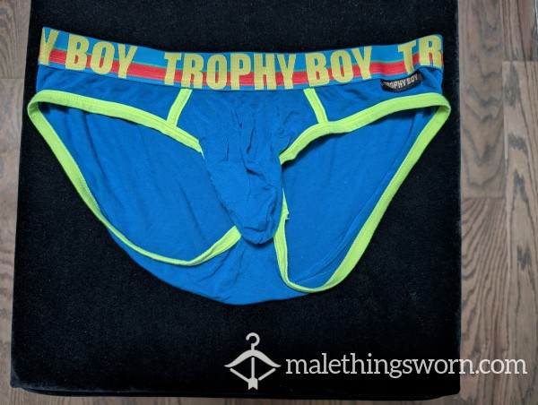 Andrew Christian Blue Trophy Boy Briefs