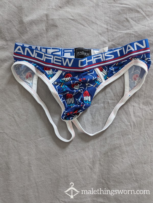 Andrew Christian 'Ice Lolly' Jock - Size Medium