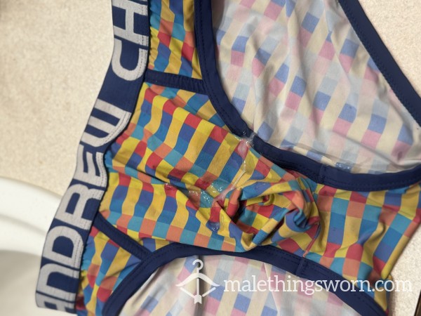 (SOLD)Andrew Christian Multicolor Briefs