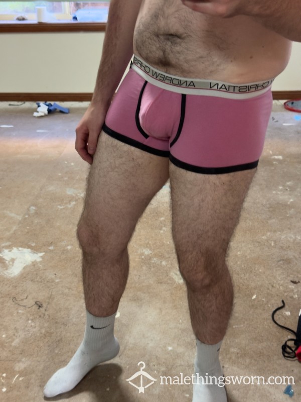 Andrew Christian Small Pink Trunks