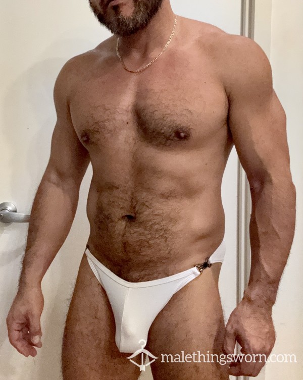 Andrew Christian White Swimsuit Bikini