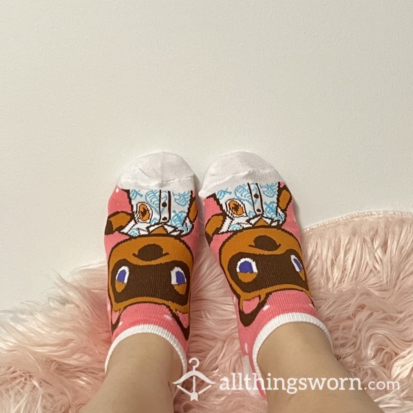 Animal Crossing Ankle Socks