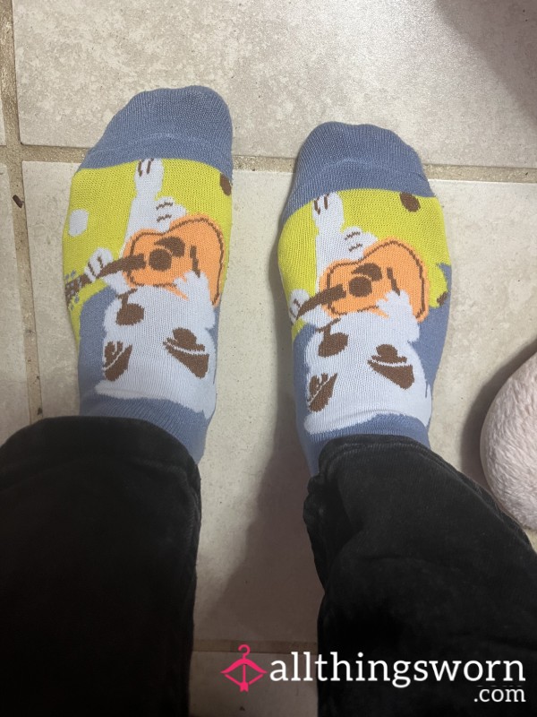 Animal Crossing Blue Socks