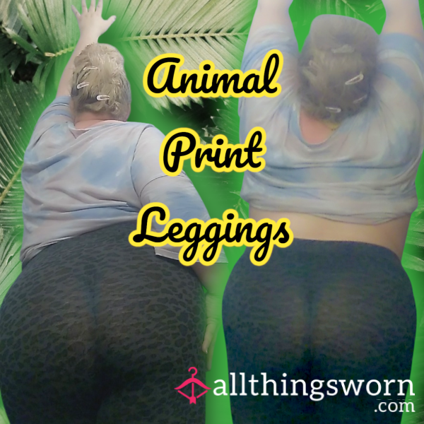 Animal Print Leggings From Lola Valentine