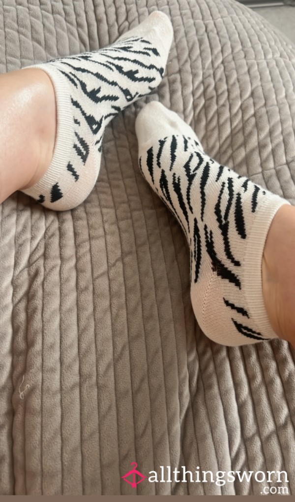 Animal Print Trainer Socks 😮‍💨