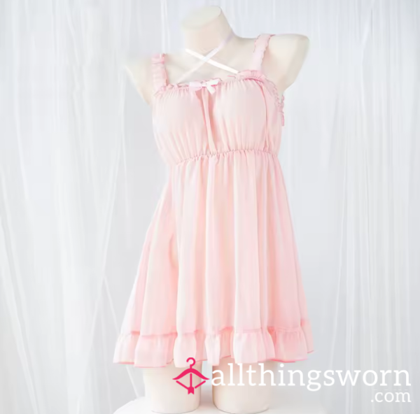 Anime Loli Cute Nightgown Dress, One Size, Loli Dress, Nightgown, Cosplay. 🌸