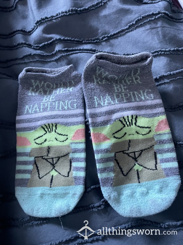 Ankle Baby Yoda Socks Stinky!