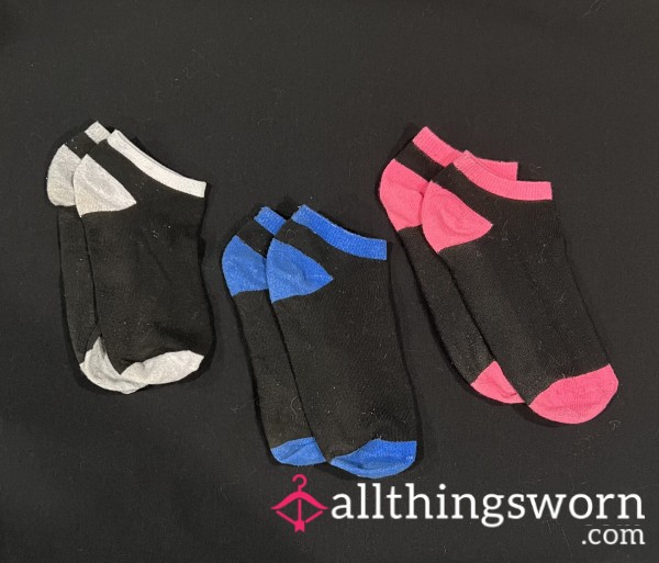 Ankle Cotton Socks 🩷🤍 (single Pair)