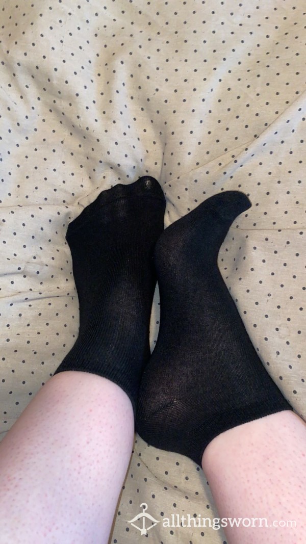 Black Ankle Socks