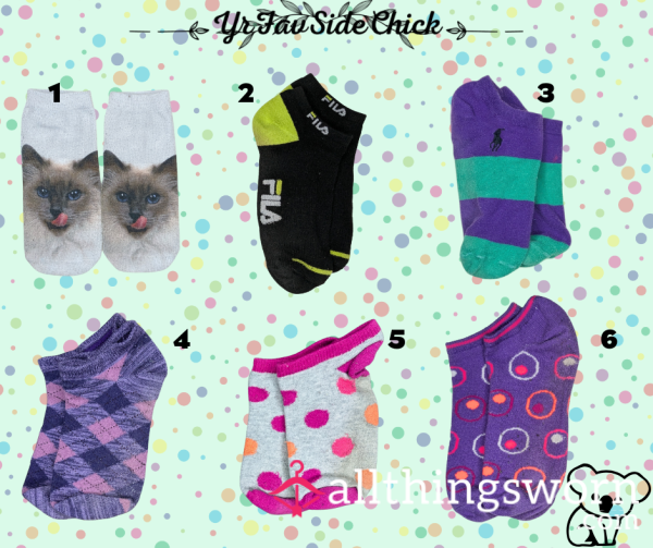 Ankle Socks - Patterns (#1-6)