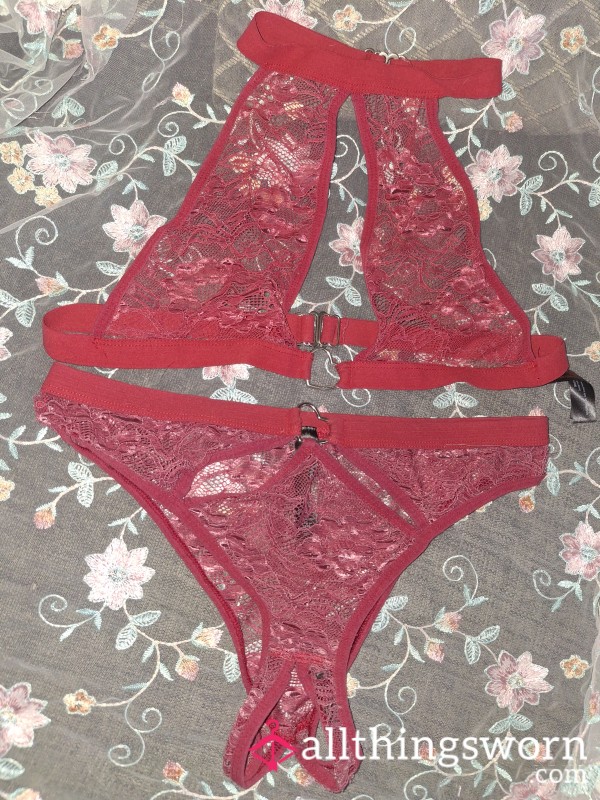 Ann Summers Crotchless Lingerie Set 🥰