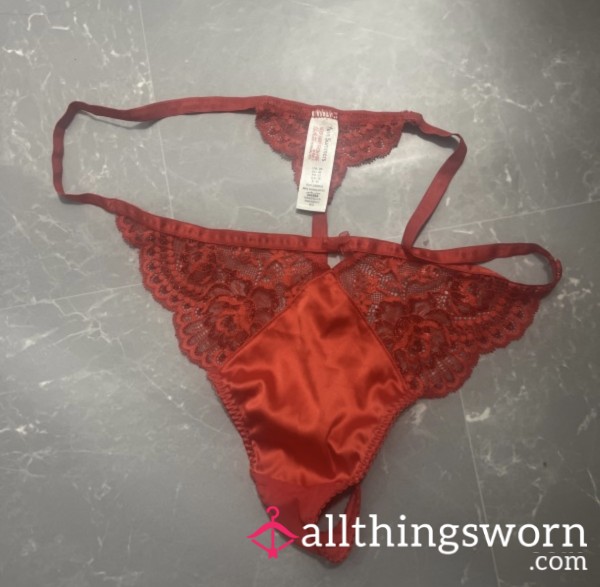 Ann Summers S**y Red Lace G String