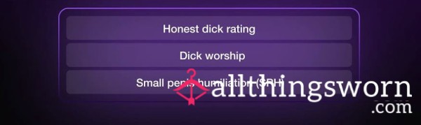 Any Types Of D*ck Ratings