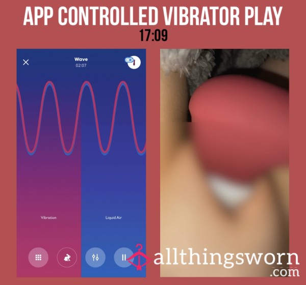 App Controlled Vibrator Play✨