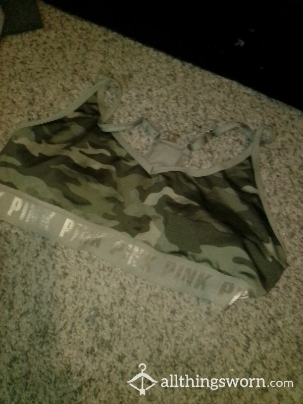 Army Camo Victoria's Secret Padded Sports Bra