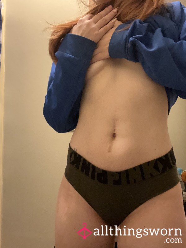 Army Green VS Pink Panties