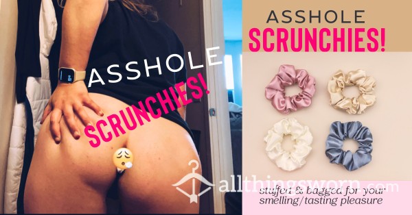 A**hole Scrunchie, Photo Proof - Use It As A C*ck Ring👌🏼