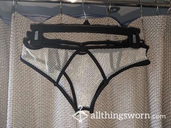 A**less Mesh Panties