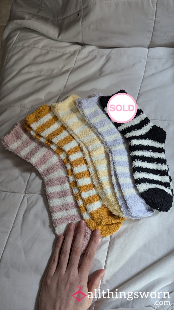 A**ortment Of Fuzzy Socks