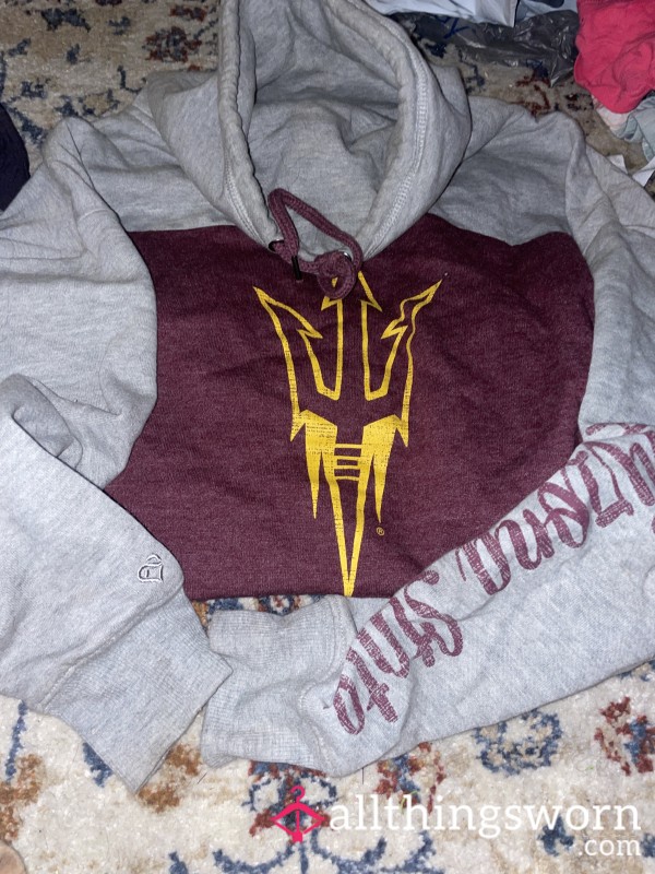 ASU Hoodie Well Worn No Wash