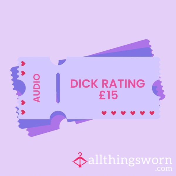 🎙️ Audio D*ck Rating – Sultry, Honest & Personalized Feedback 🎙️