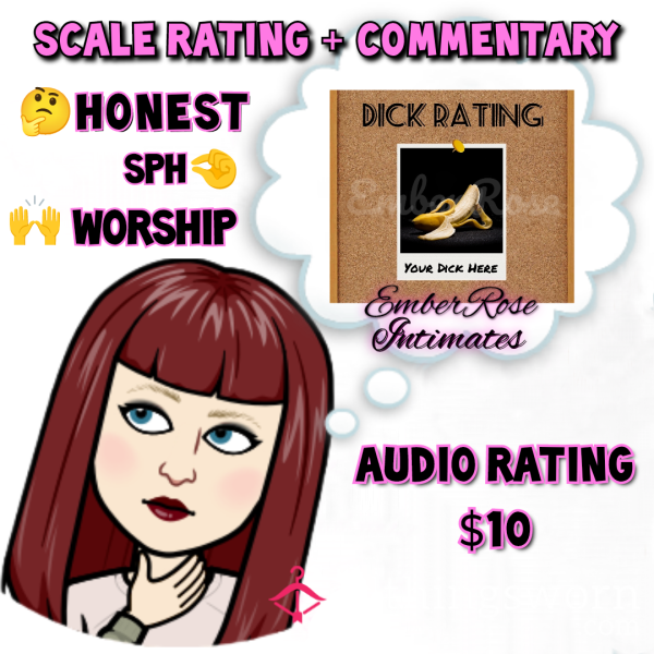 Audio D*ck Ratings By EmberRoseIntimates