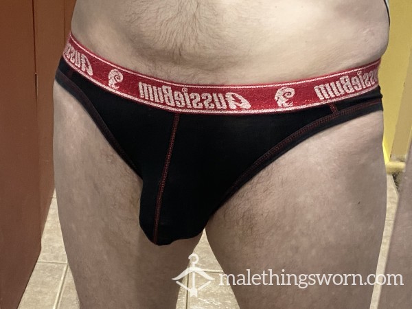 Aussieb*m Black Briefs Size Lg