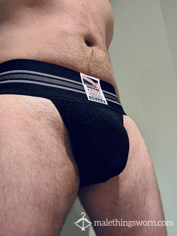 Aussieb*m Black Jockstrap