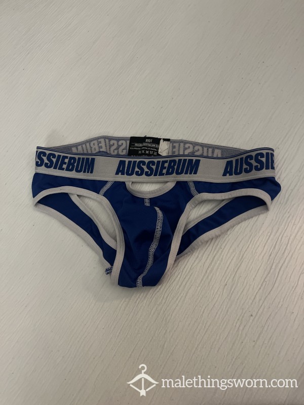 Aussieb*m Blue Mesh Jockstrap