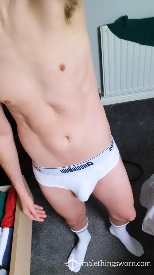 Aussieb*m White Briefs