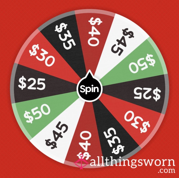 Mini Spin The Wheel ($25-$50)