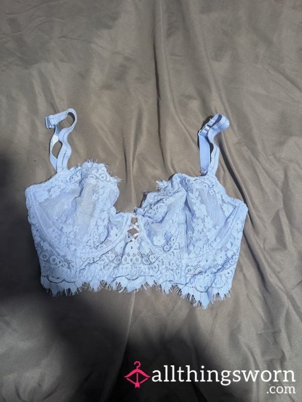 Baby Blue Lace Bra